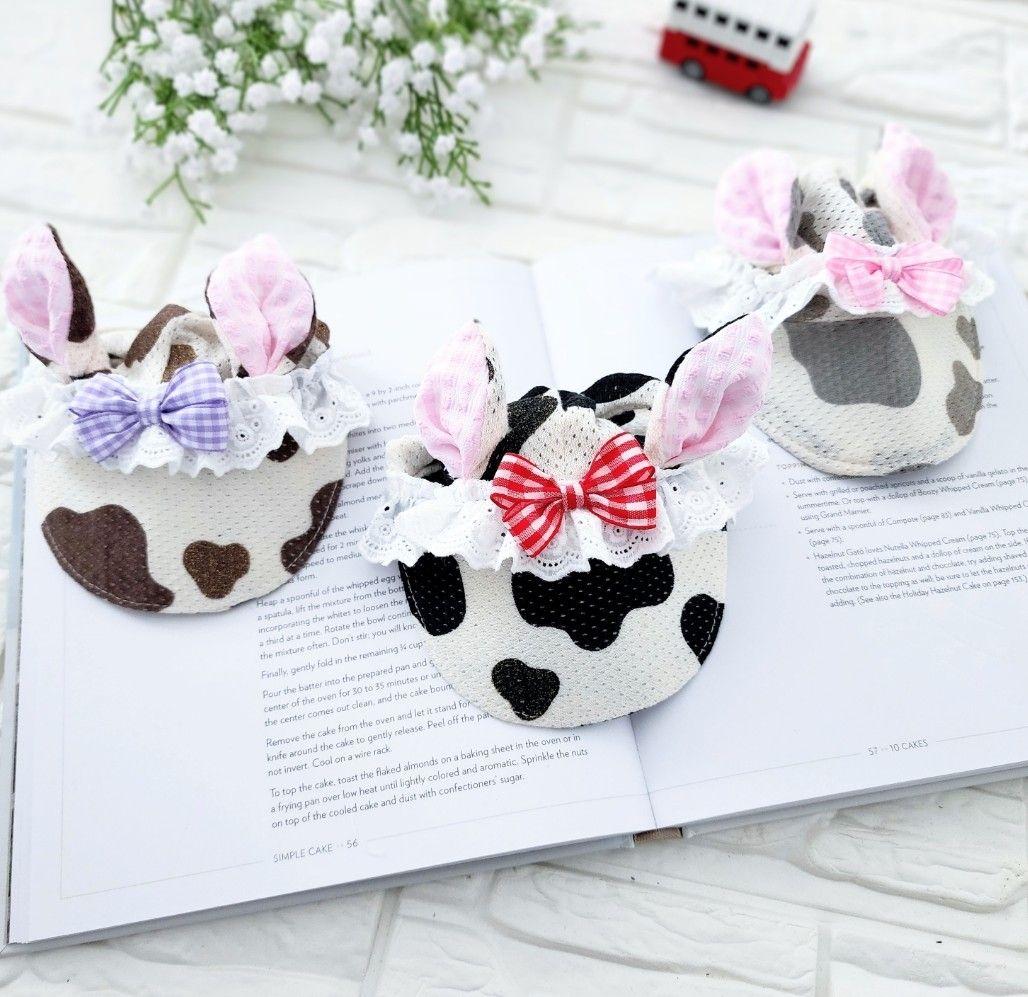 ぴーち様❤️くま耳付き帽子♡メッシュ♡コットン♡ハンドメイド犬服♡犬帽子