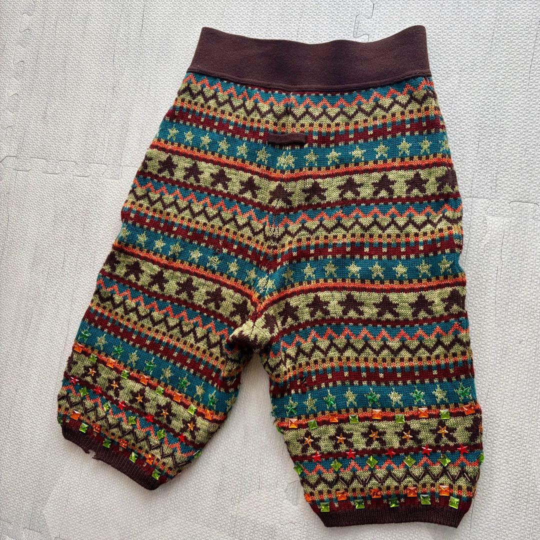 Jean Paul Gaultier サルエルパンツ 総柄 マルチ スタッズ