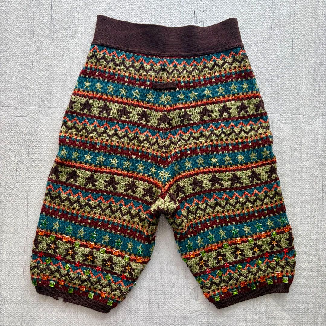 Jean Paul Gaultier サルエルパンツ 総柄 マルチ スタッズ