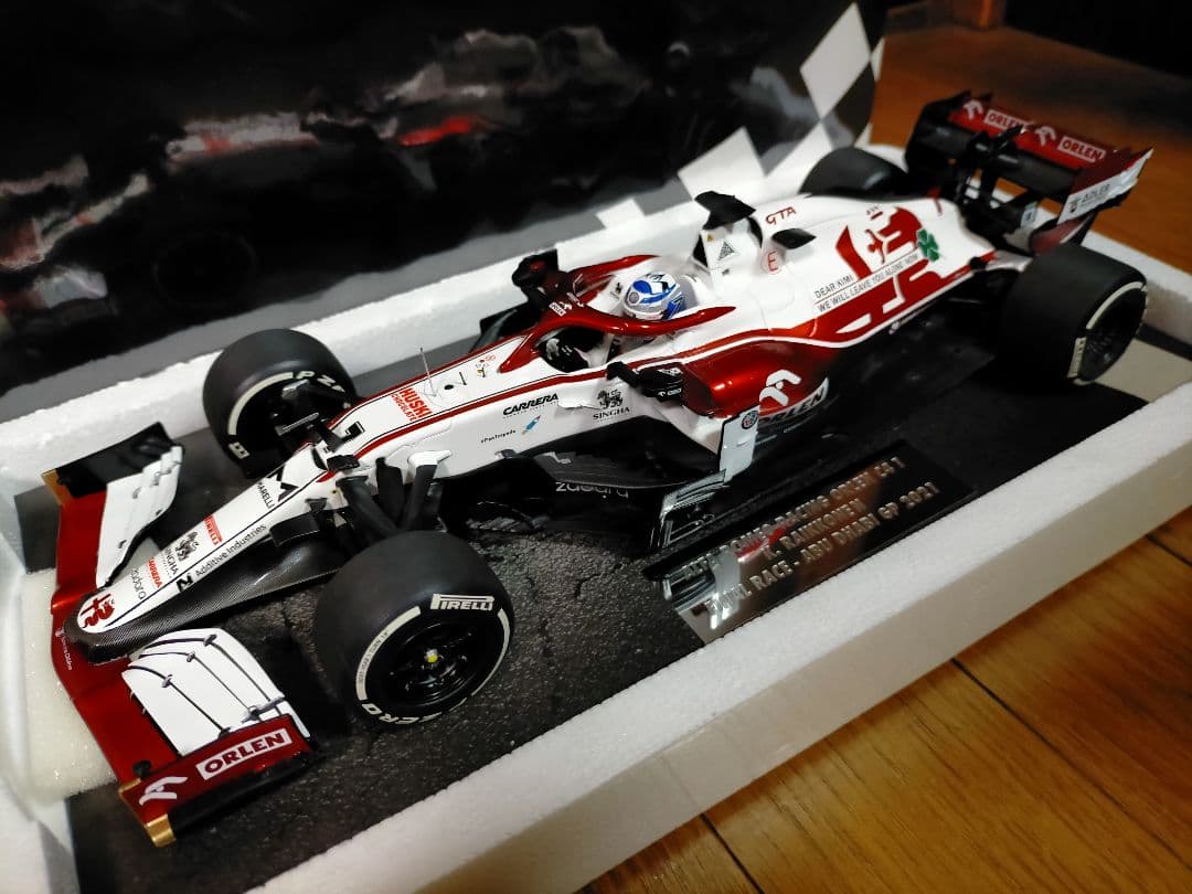 PMA 1/18 アルファロメオ F1 C41 ライコネン 2021 アブダビ