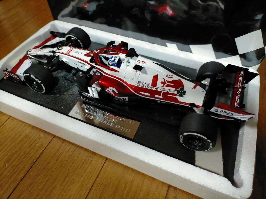 PMA 1/18 アルファロメオ F1 C41 ライコネン 2021 アブダビ