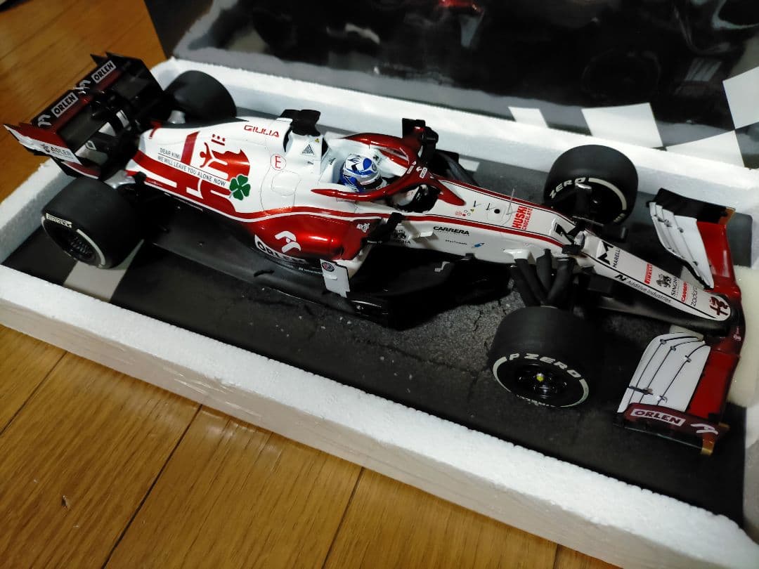 PMA 1/18 アルファロメオ F1 C41 ライコネン 2021 アブダビ
