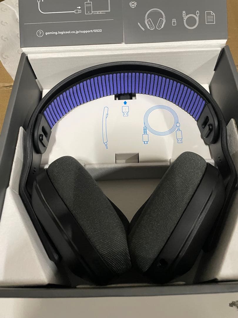 Logicool G ワイヤレス ゲーミングヘッドセット G522 マイク付き