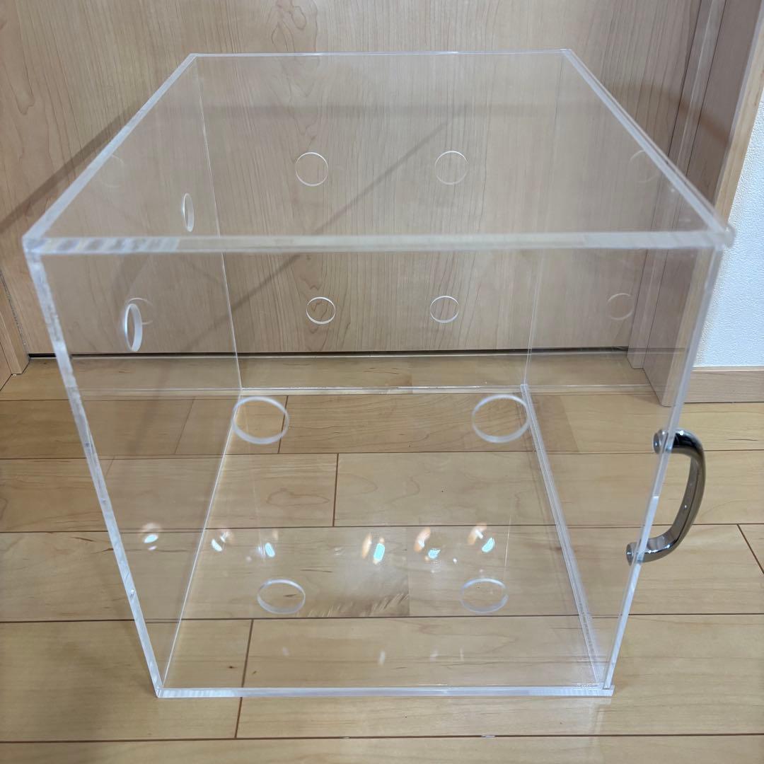 鳥かご アクリルケース　スライド式 W385×H360×D330