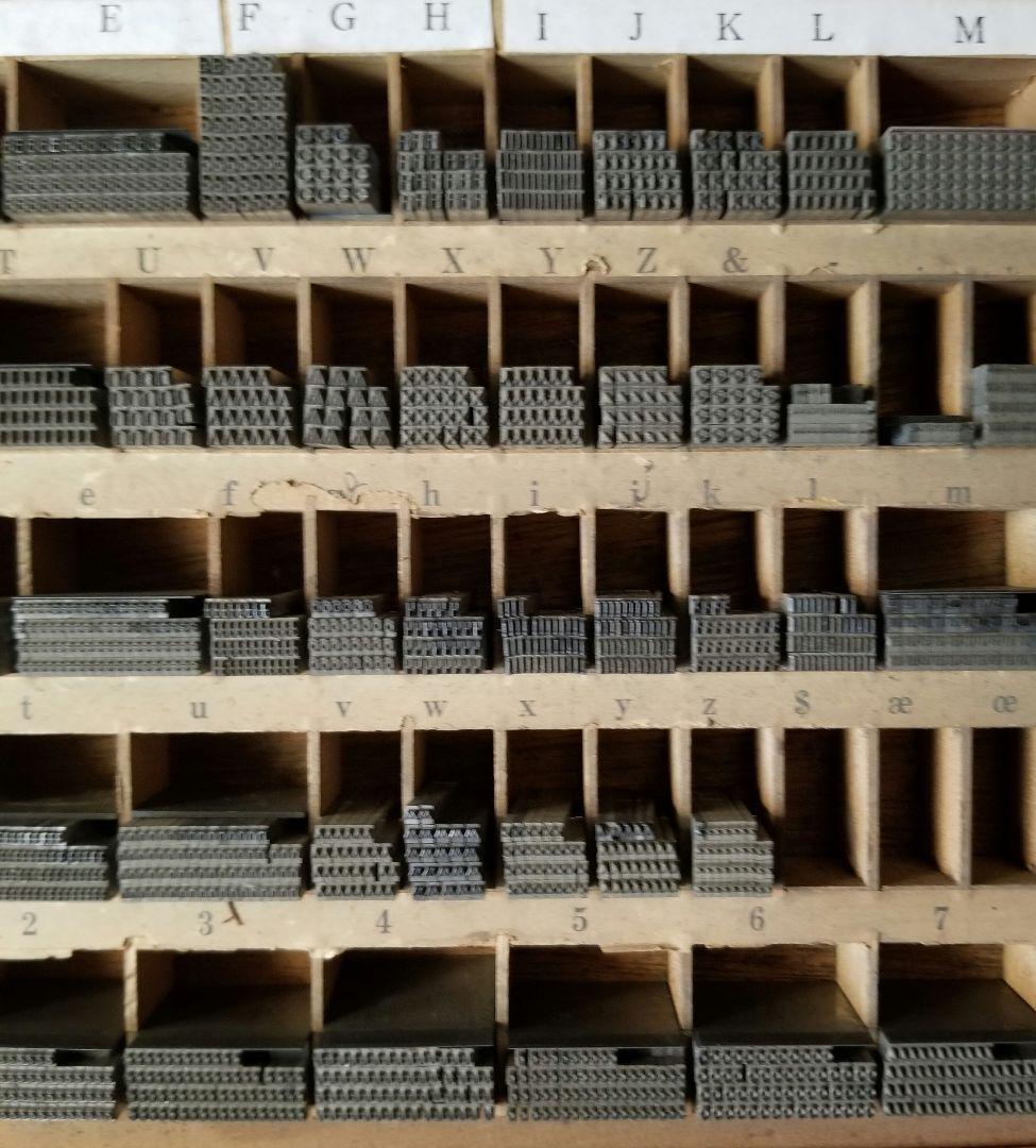 セール【6号】フツラライト 活字 英字 アルファベット 数字 記号