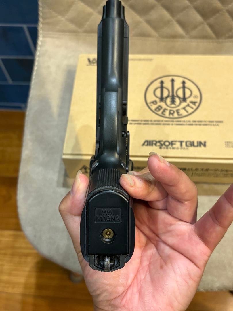 ※ジャンク ウェスタンアームズ ベレッタM92FS カーボンブラック HW