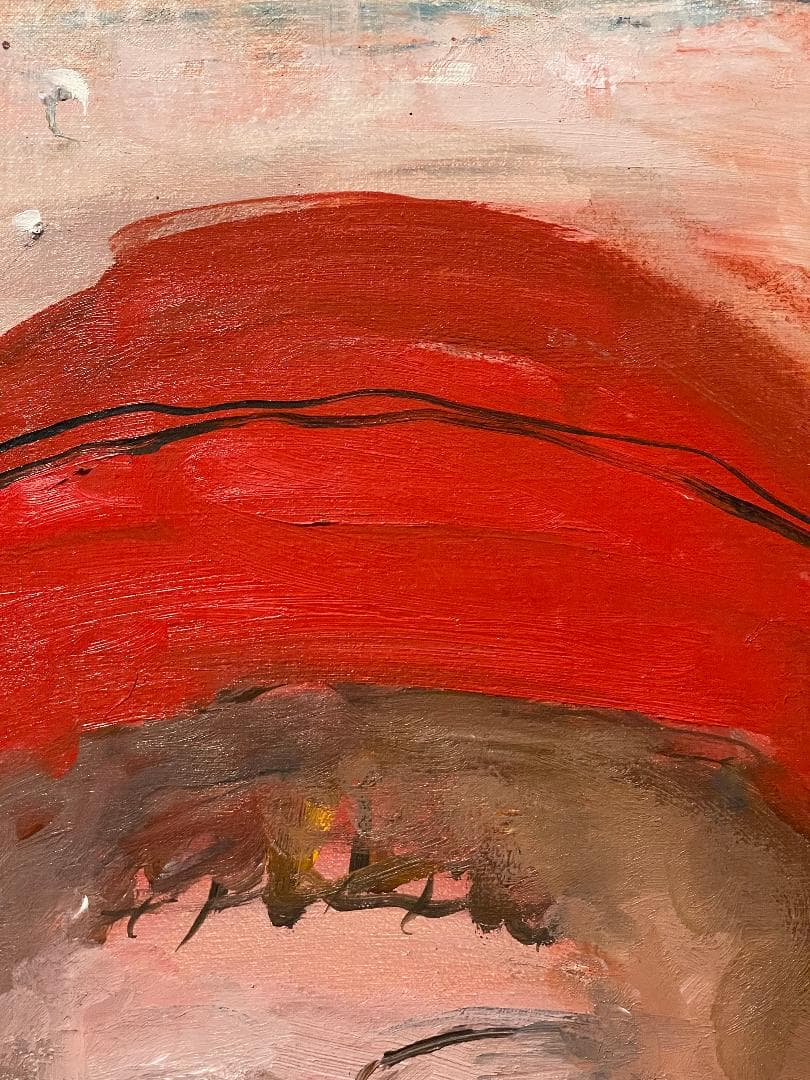 「真作」織田広喜「少女」人物画　油彩画　額装　サイン有り　F6号