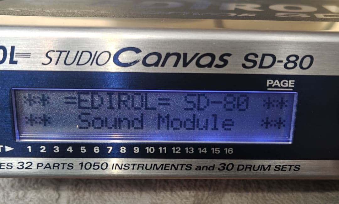 【通電確認のみ】EDIROL Roland SD-80