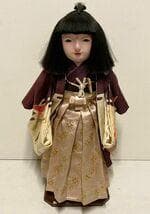 市松人形 男の子 女の子 花月斎 在銘 54cm  日本人形 抱き人形