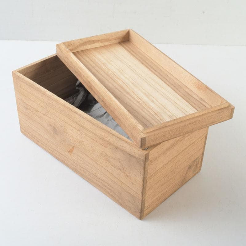 七宝焼　白釉　草鳥文　花瓶　時代箱　V　9663