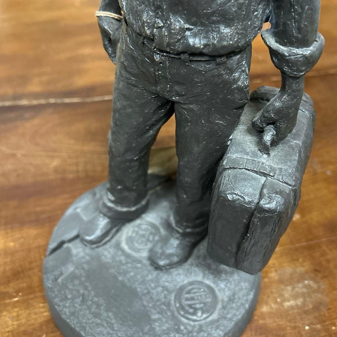 彫刻家 マイケルガーマン作 アンティーク アメリカンインテリア traveler