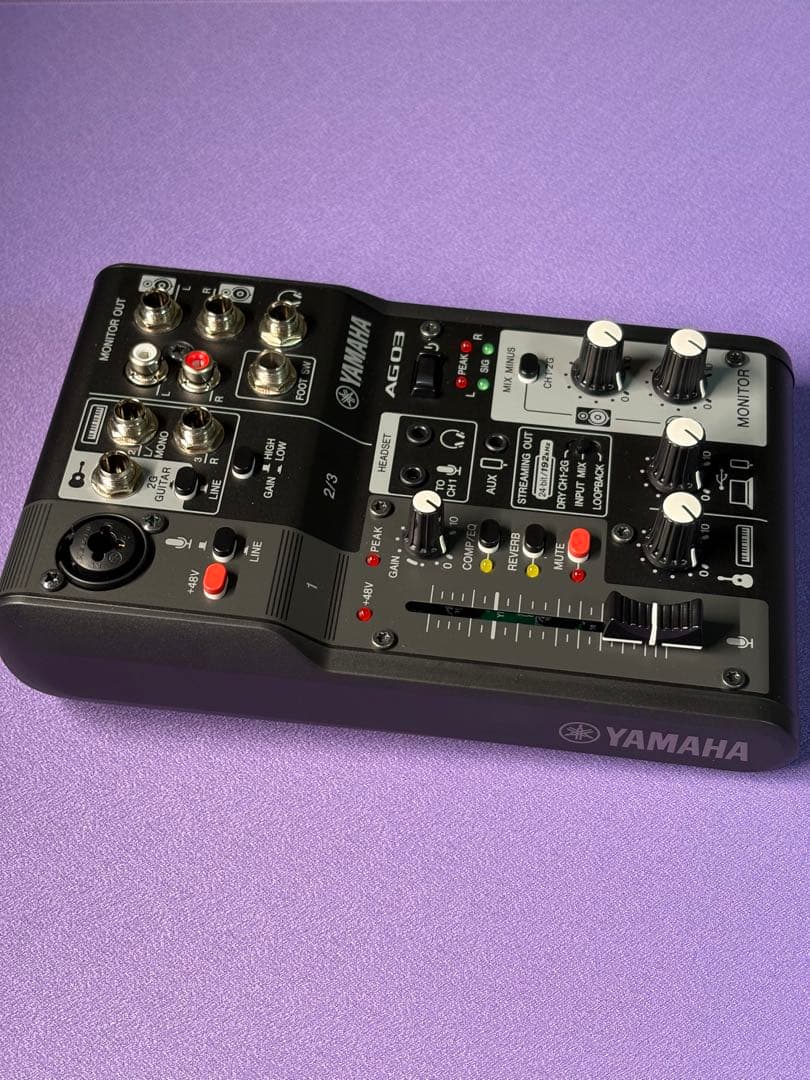 【美品】YAMAHA AG03MK2（ブラック）