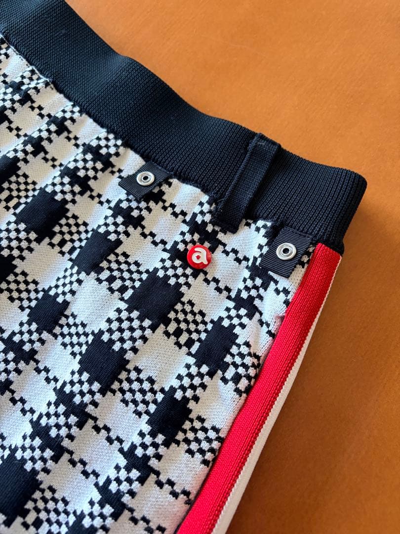 archivio チェック柄 ニットスカート38