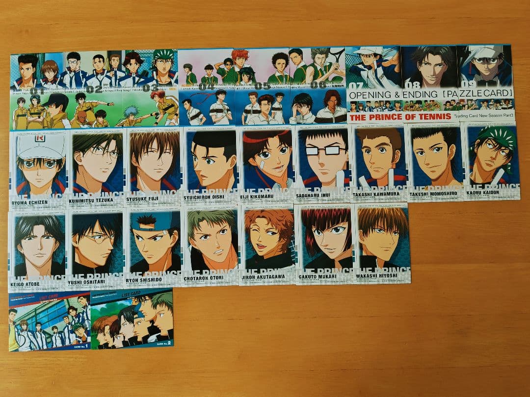 d*4様 テニスの王子様トレカ　New Season Part 1〜Part 5