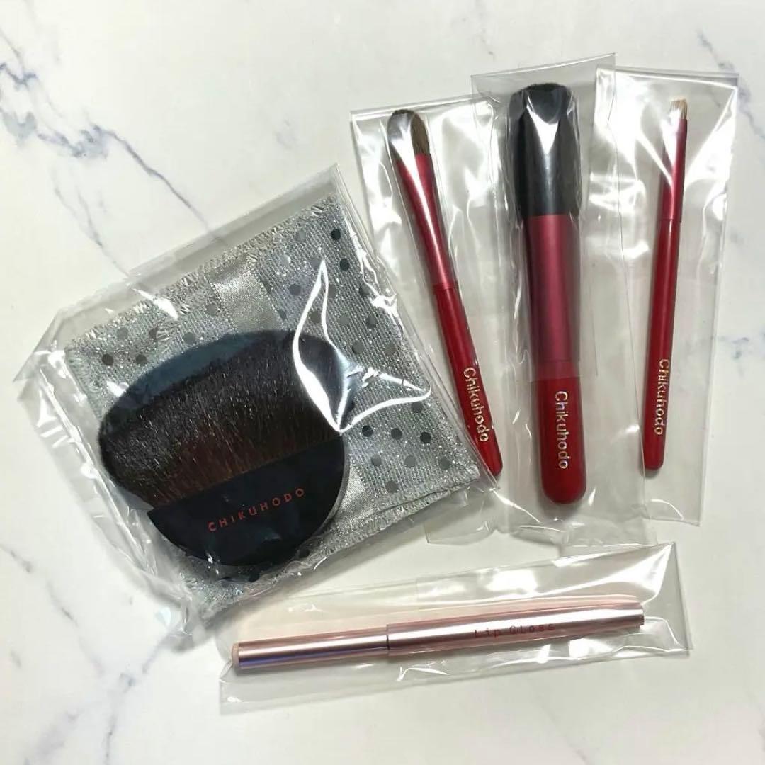 竹宝堂　CHIKUHODO メイクブラシ5点セット　新品未使用