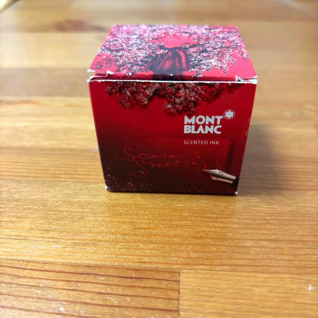 筆記具 Shin3588 Montblanc Scented Ink Red