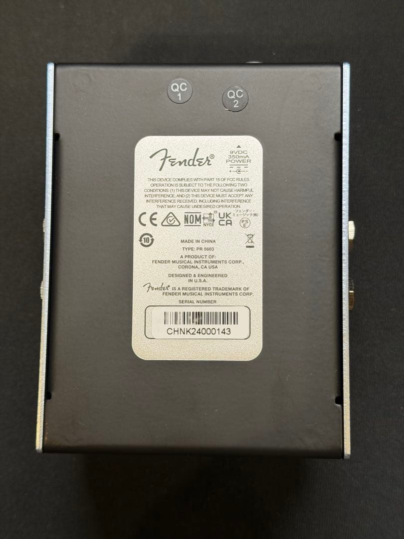 Fender TRE-VERB ギターエフェクター