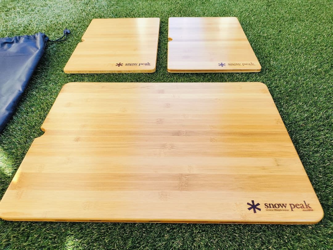 ☆希少☆初期型☆peak IGT ウッドテーブル ３枚セット　ケース付