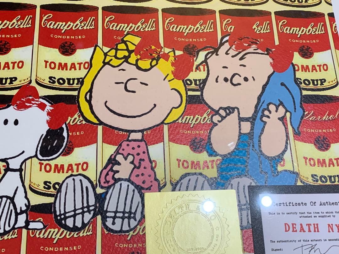 売約済! DEATHNYC  世界限定100枚 バンクシー スープ缶 カウズ