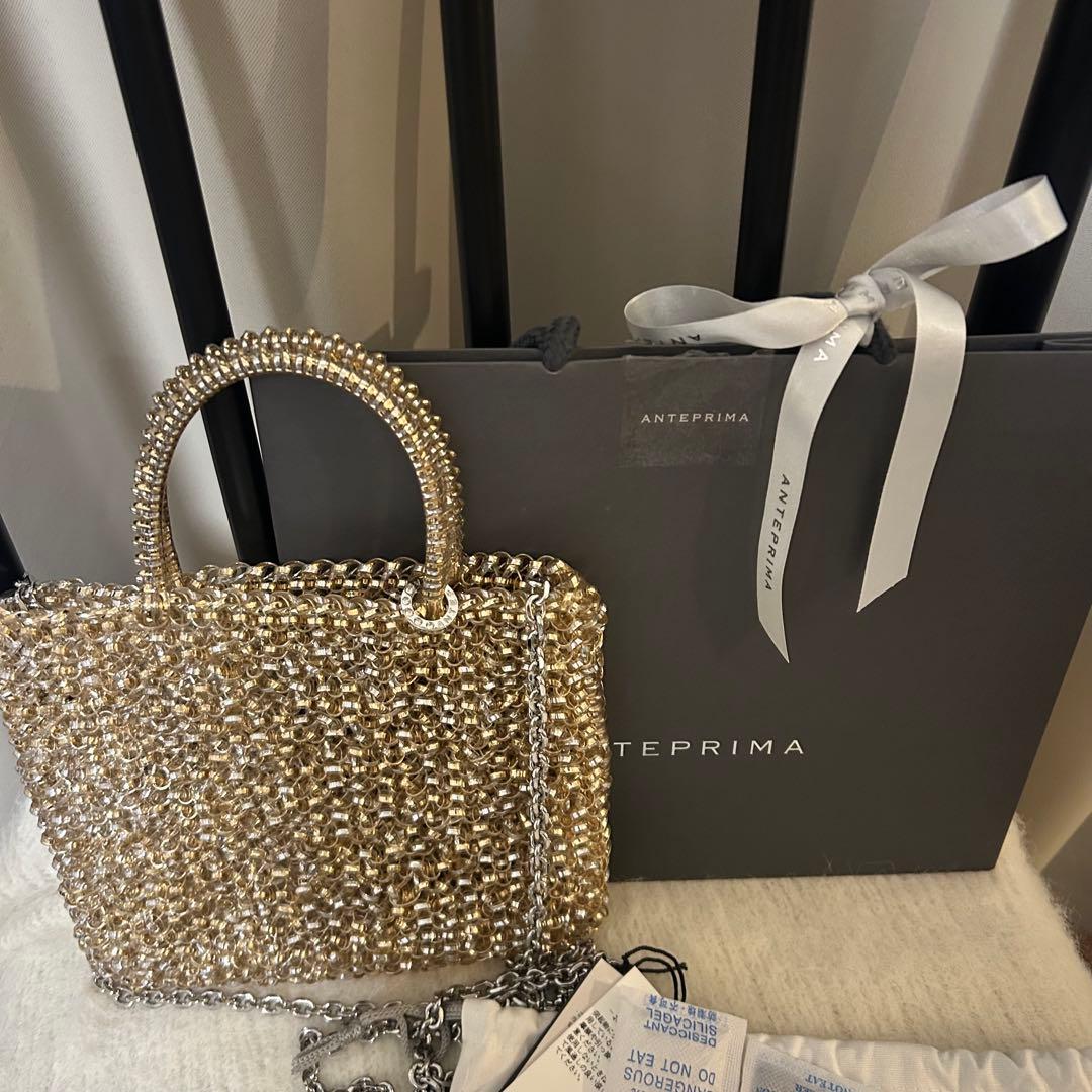 新品未使用　アンテプリマ　anteprima ミニアトゥーラ　シルバーゴールド