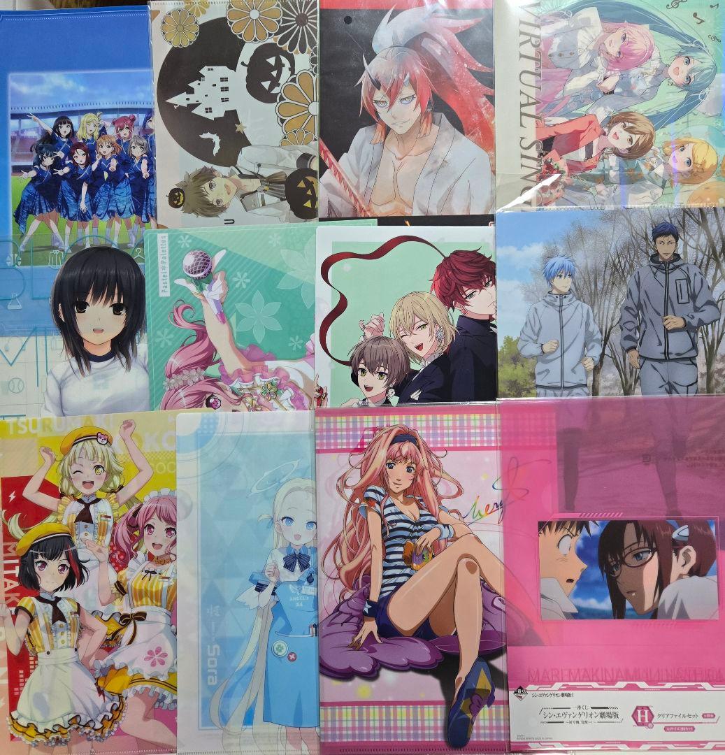 アニメグッズ キャラクターグッズ クリアファイル まとめ売り 大量