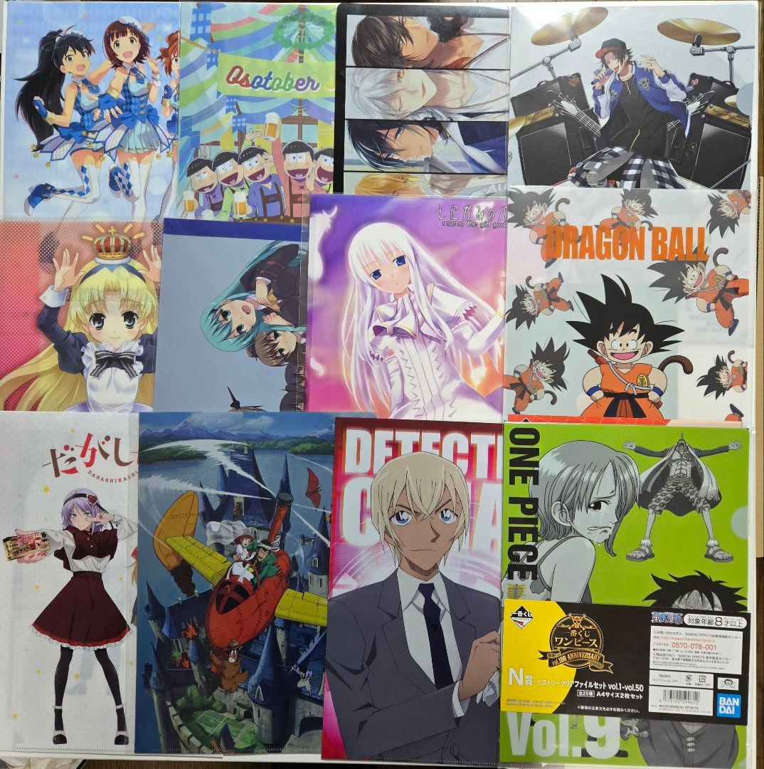 アニメグッズ キャラクターグッズ クリアファイル まとめ売り 大量