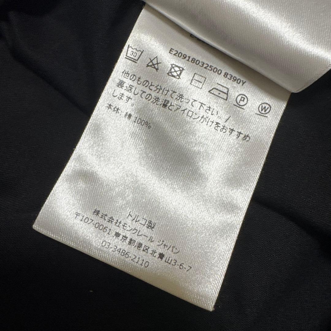 即日発送☆ MONCLER Tシャツ ブラック サイズM