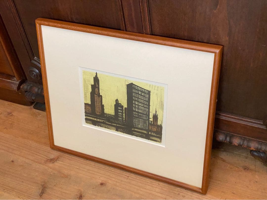 ベルナール・ビュッフェ アルバムニューヨーク 額縁 アート インテリア