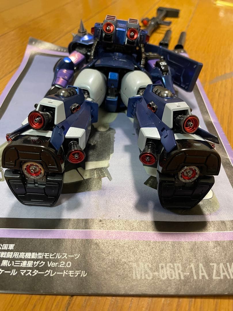 【全塗装、完成品】ザクII 黒い三連星仕様 Ver.2.0