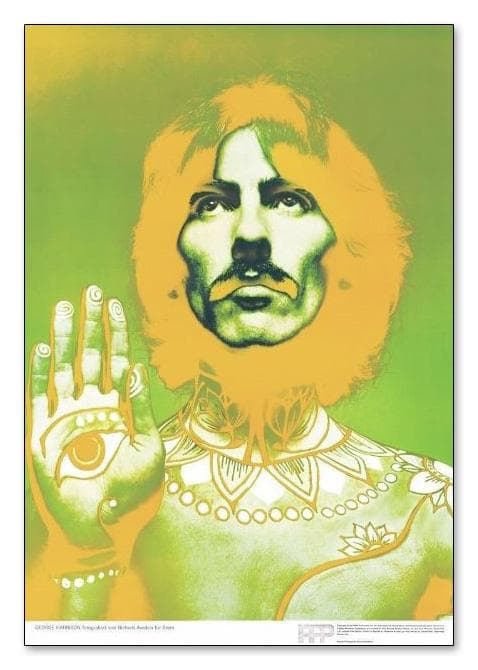 特別額装品/ザ ビートルズ ジョージ・ハリスン 1967年/リチャード アベドン