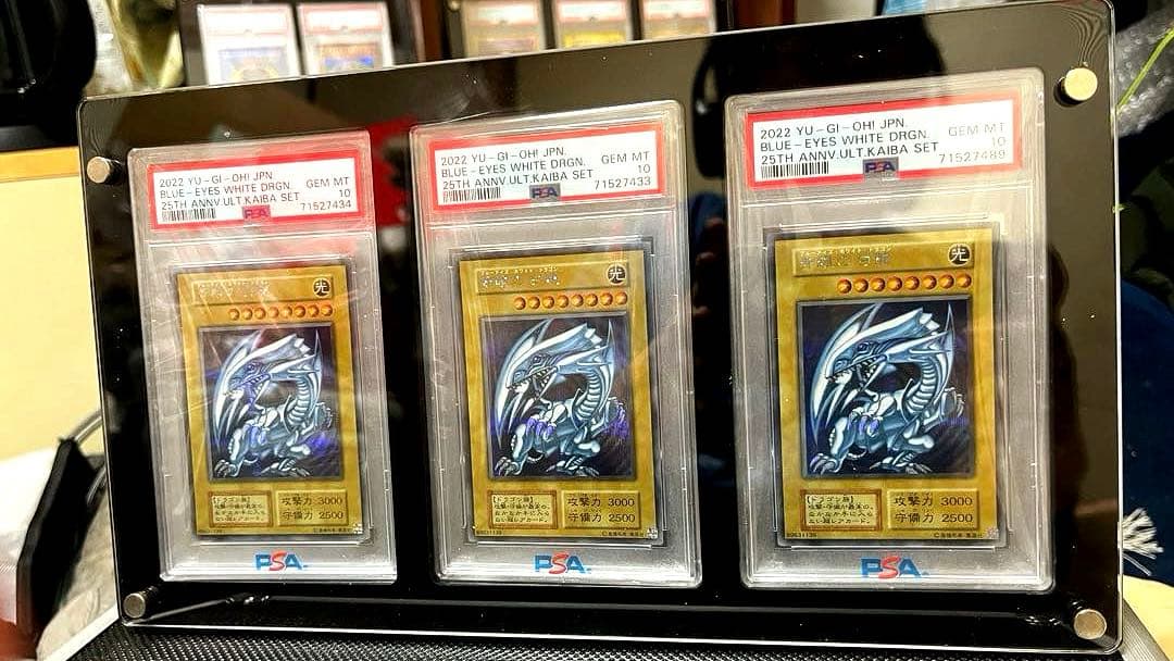 青眼の白龍 PSA10 海馬セット　シクブル　スクリューダウン入り3枚セット