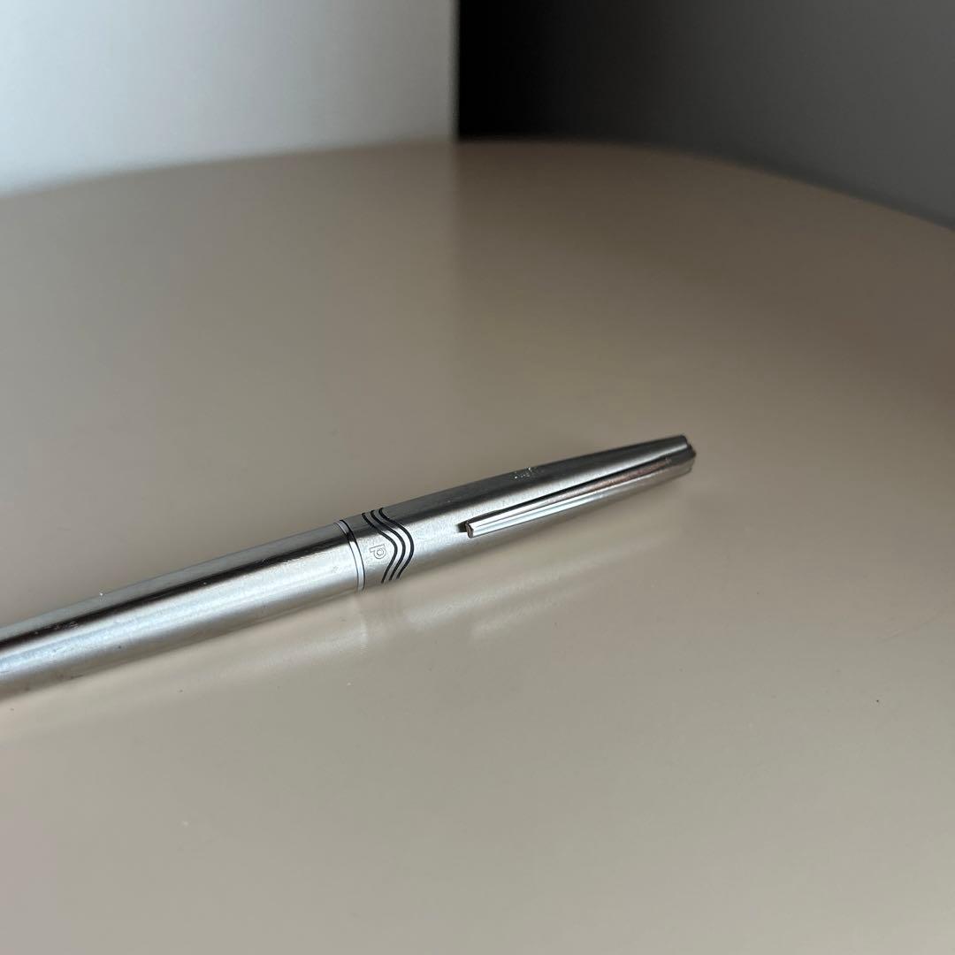 18KWG 細字 万年筆 PLATINUM プラチナ 昭和 レトロ アンティーク