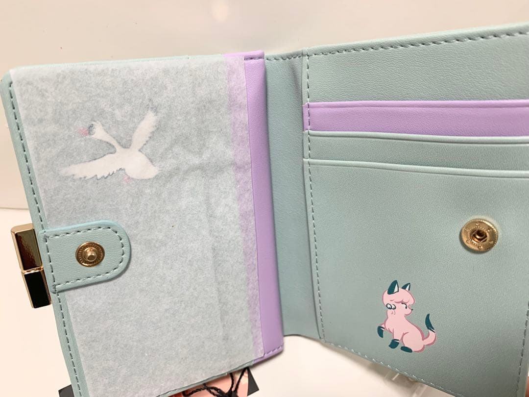 らんま1/2 財布 二つ折り muddie パンダ Pちゃん他 タッセル付き