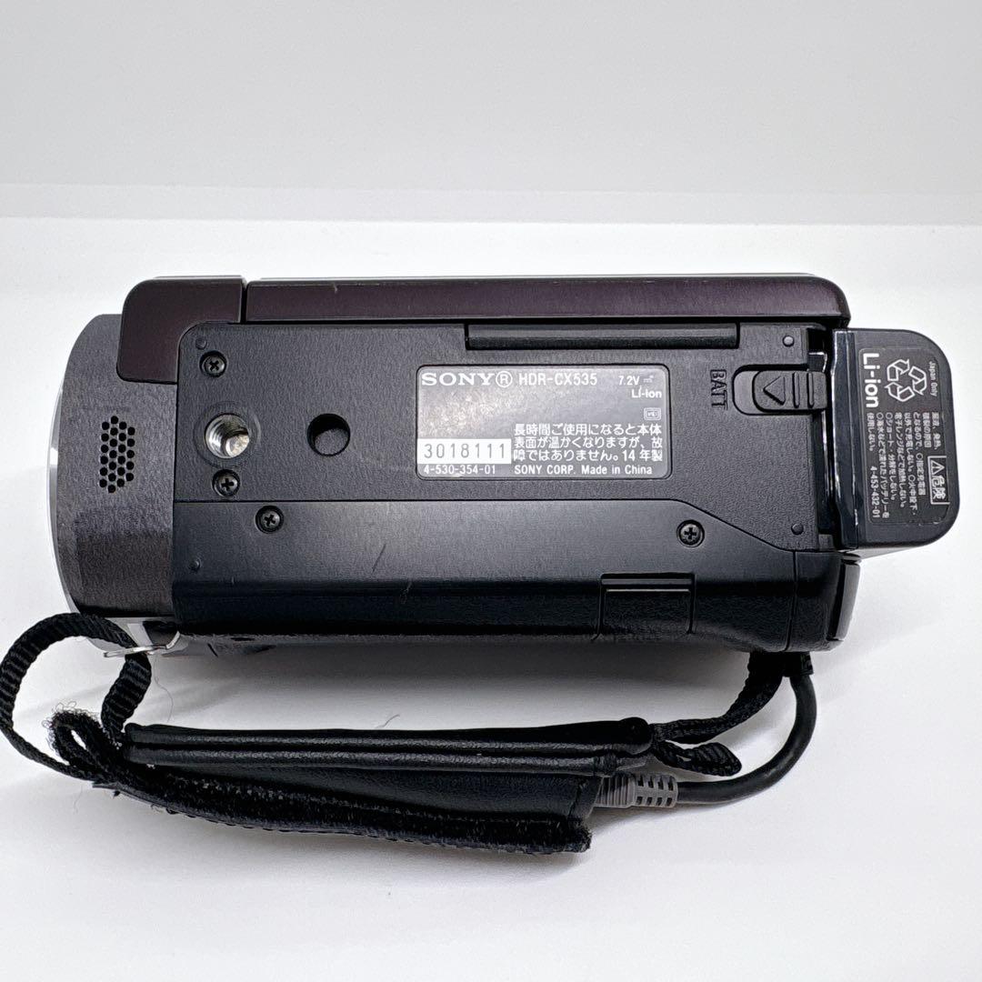 SONY HDR-CX535 ビデオカメラ ボルドーブラウン ハンディカム