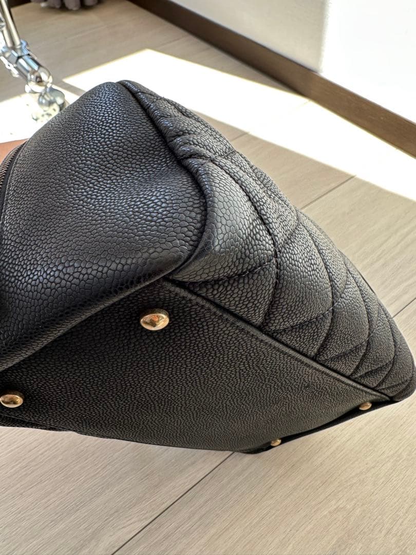 CHANEL キャビアスキン　2wayショルダーバッグ