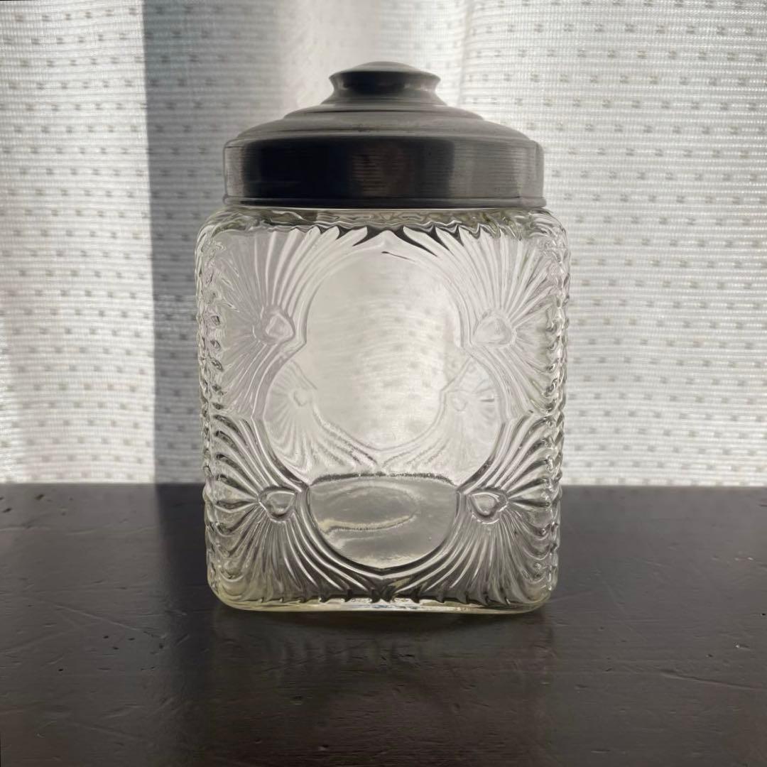 あめや瓶 シュガーポット ガラス瓶 和ガラス