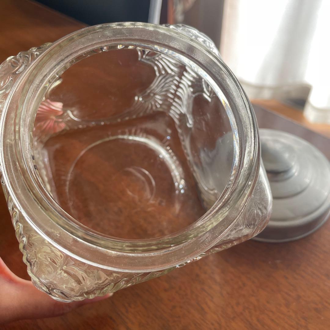 あめや瓶 シュガーポット ガラス瓶 和ガラス