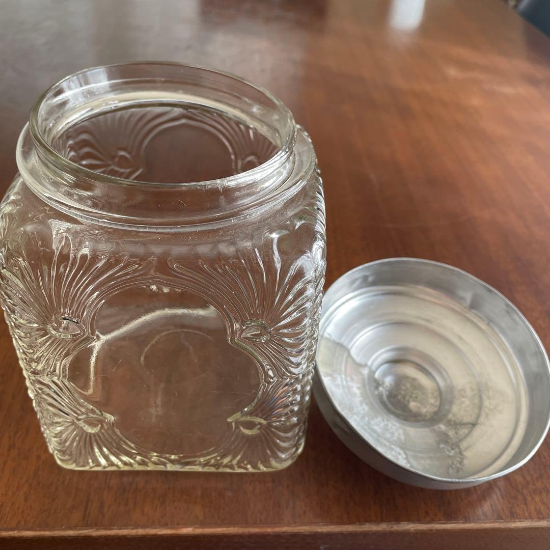 あめや瓶 シュガーポット ガラス瓶 和ガラス