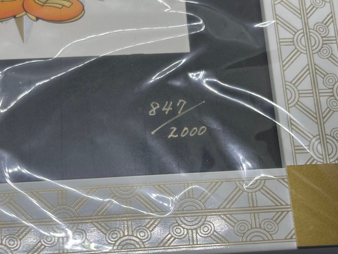 《希少》TDL 東京ディズニーランド　ミレニアム リトグラフ　世界限定2000個