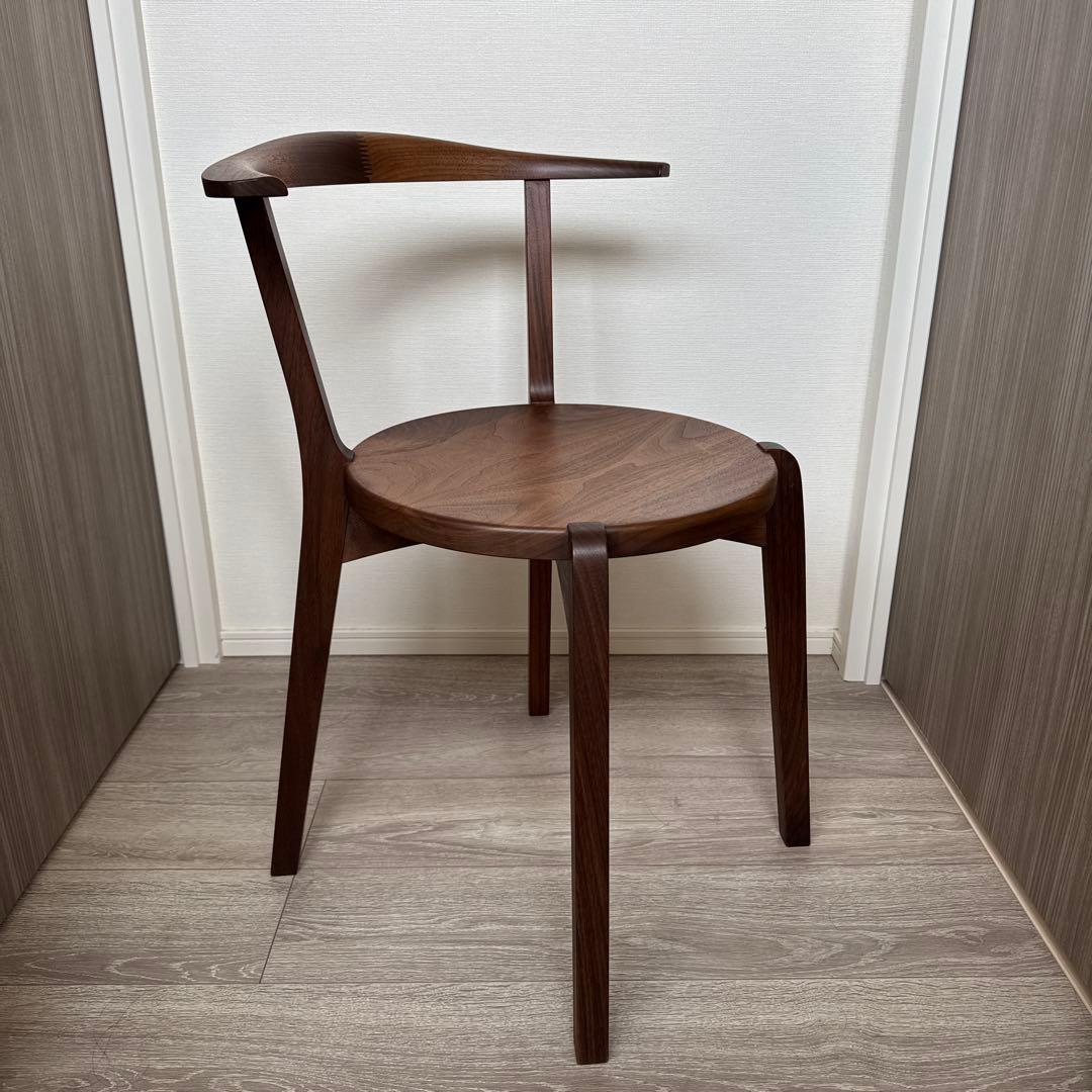 【美品】HIRASHIMA チェア　ウォールナット