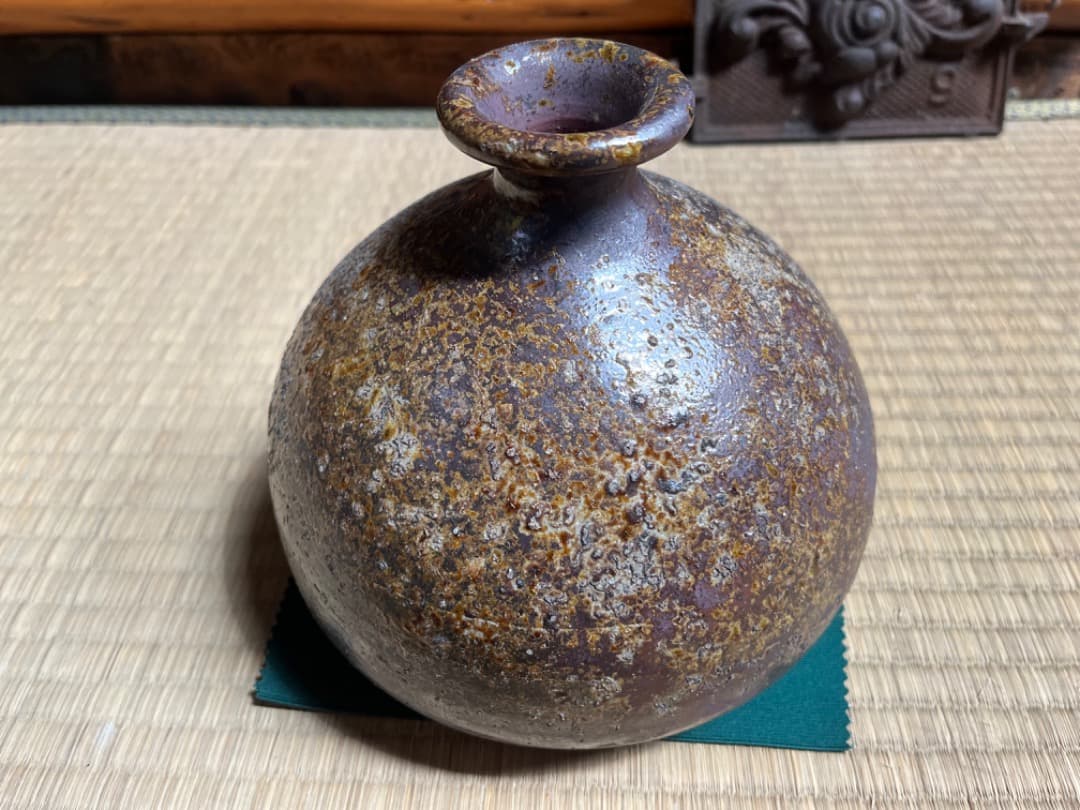 備前　船徳利　花器　壺　壷