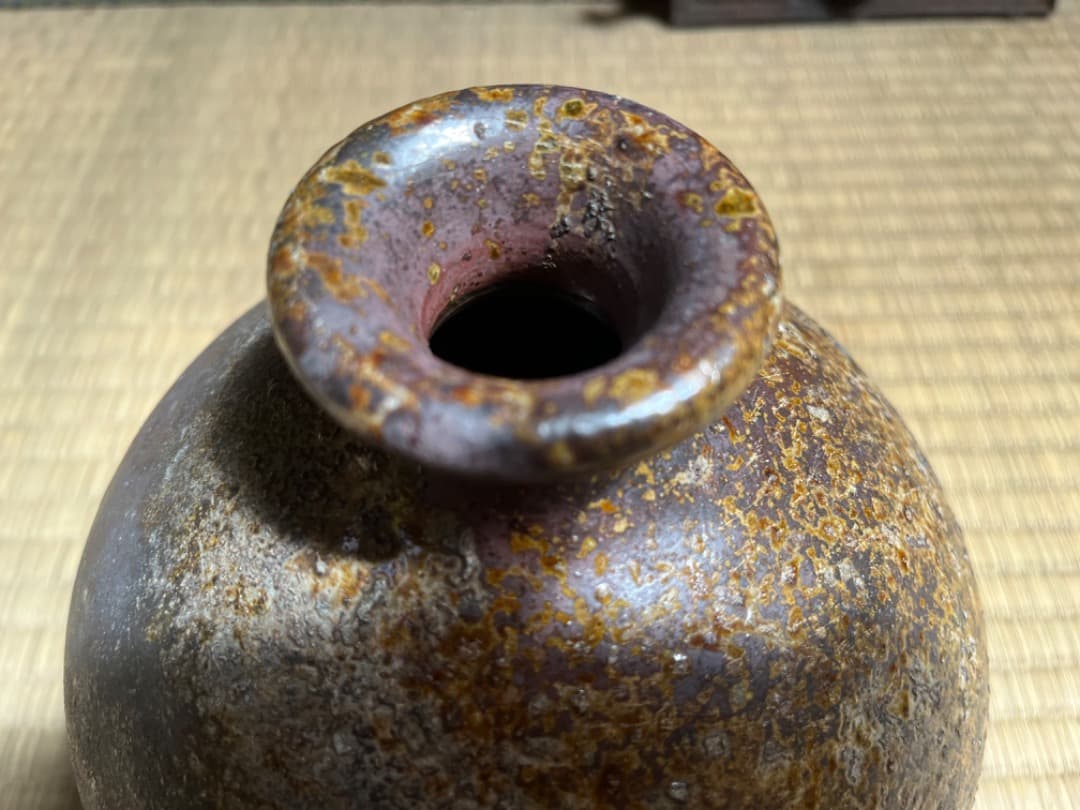 備前　船徳利　花器　壺　壷