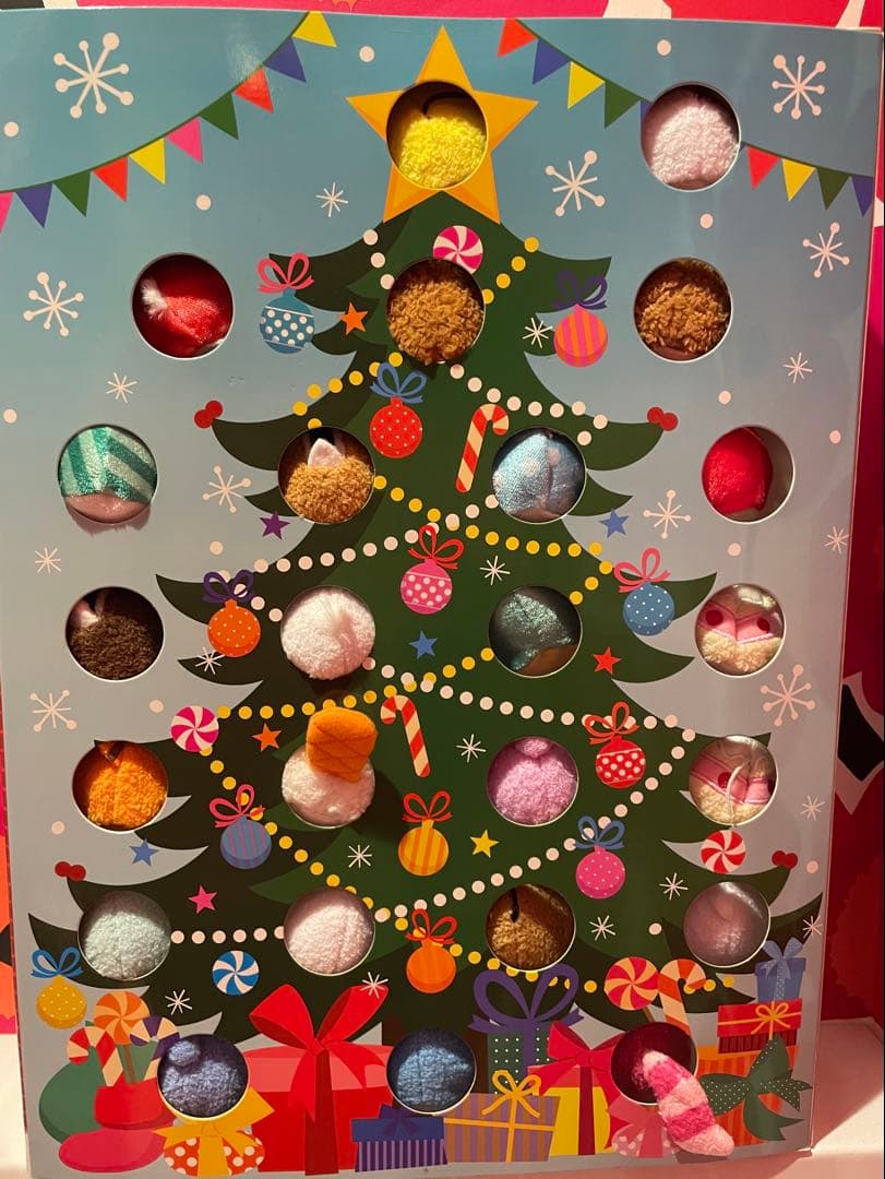 ツムツム　アドベントカレンダー　クリスマス　ディズニー　ミッキー