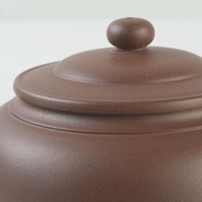 中国　紫砂　朱泥　急須　茶壷　在銘　V　9605