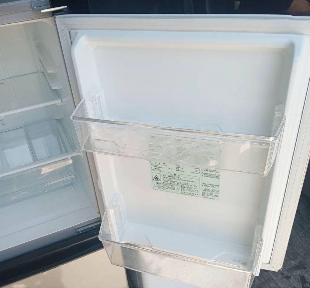【値下げしました】AQUA シルバー 二ドア冷蔵庫