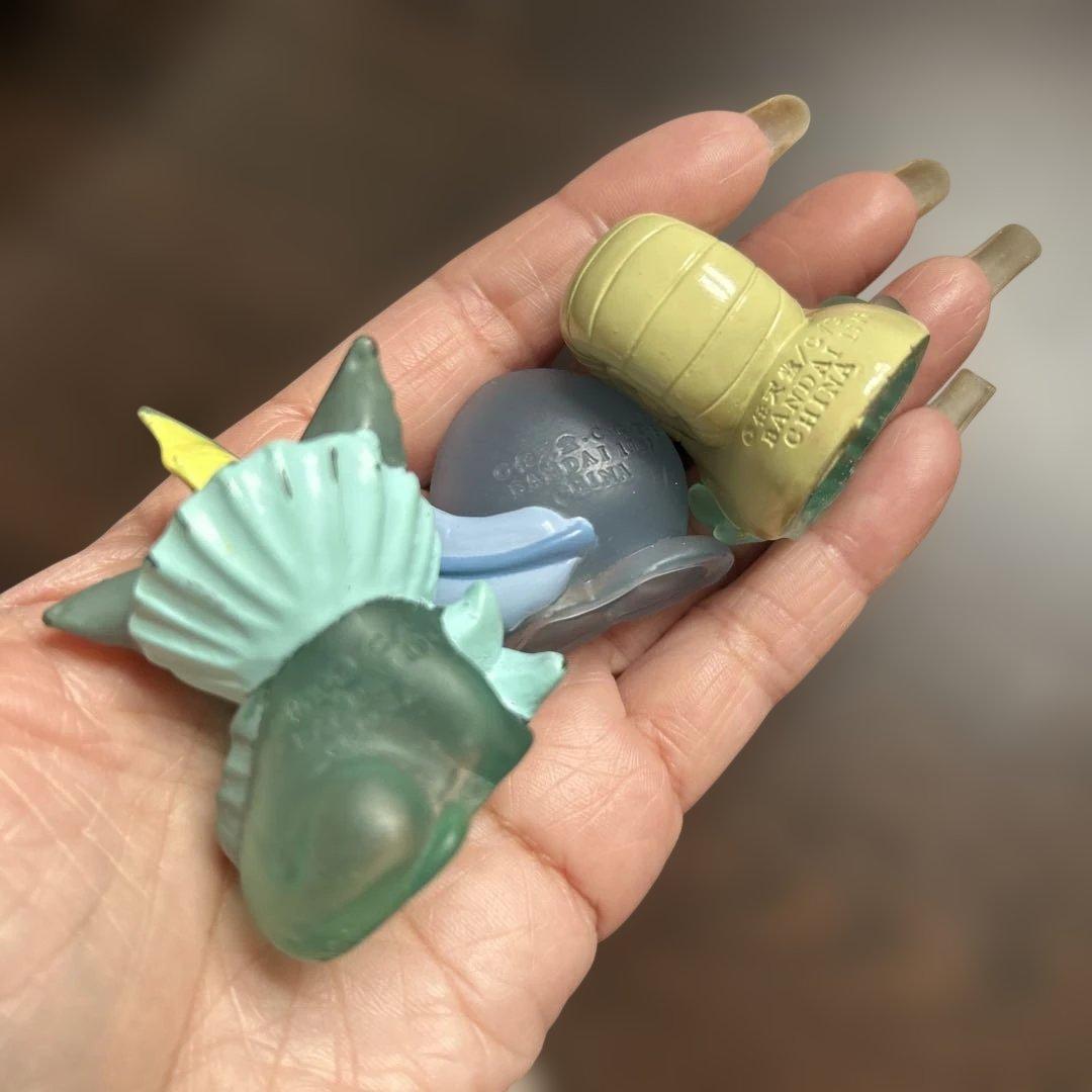 ポケモンキッズ 当時品 任天堂表記 クリア11点セットイーブイリザードシャワーズ