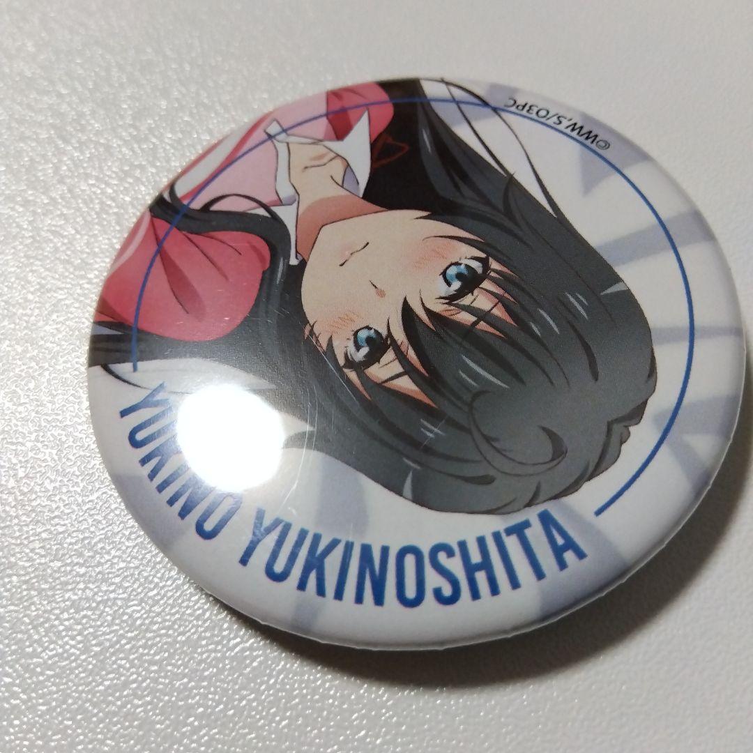 【俺ガイル】雪ノ下雪乃 コミケ テニスウェア 缶バッジ