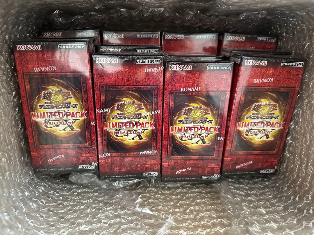 遊戯王　LIMITED PACK GX　オシリスレッド　×12BOX
