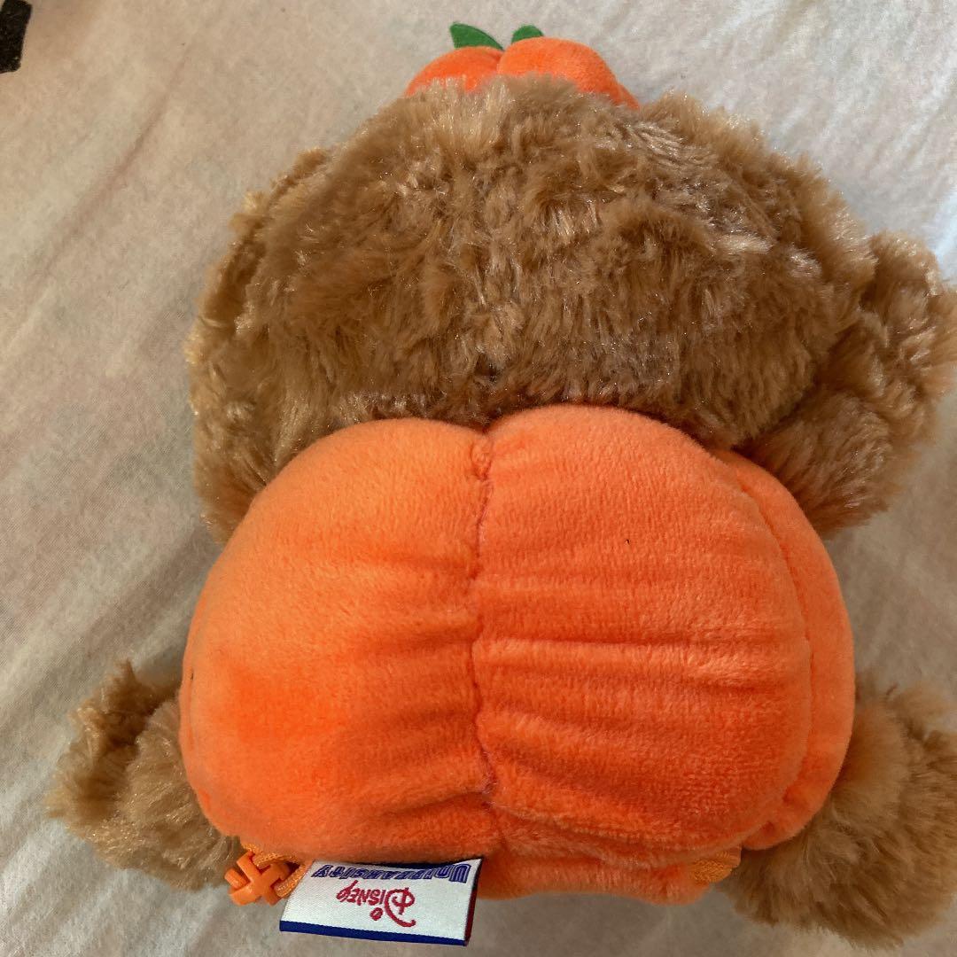 ぬいぐるみ　ユニベアシティ　ディズニー　小物入れ　φ8x5 カボチャ