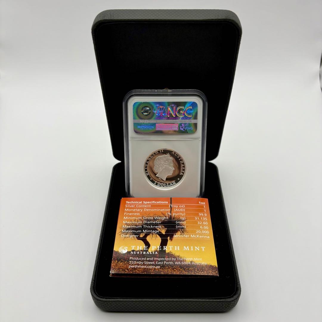 2017 オーストラリア カンガルー 1ドル 銀貨 NGC PF70 UC